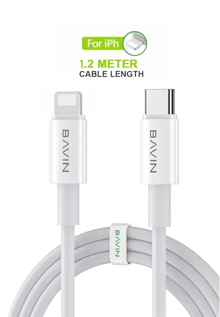 CABLE USB C A LIGHTNING CB253-1.2M